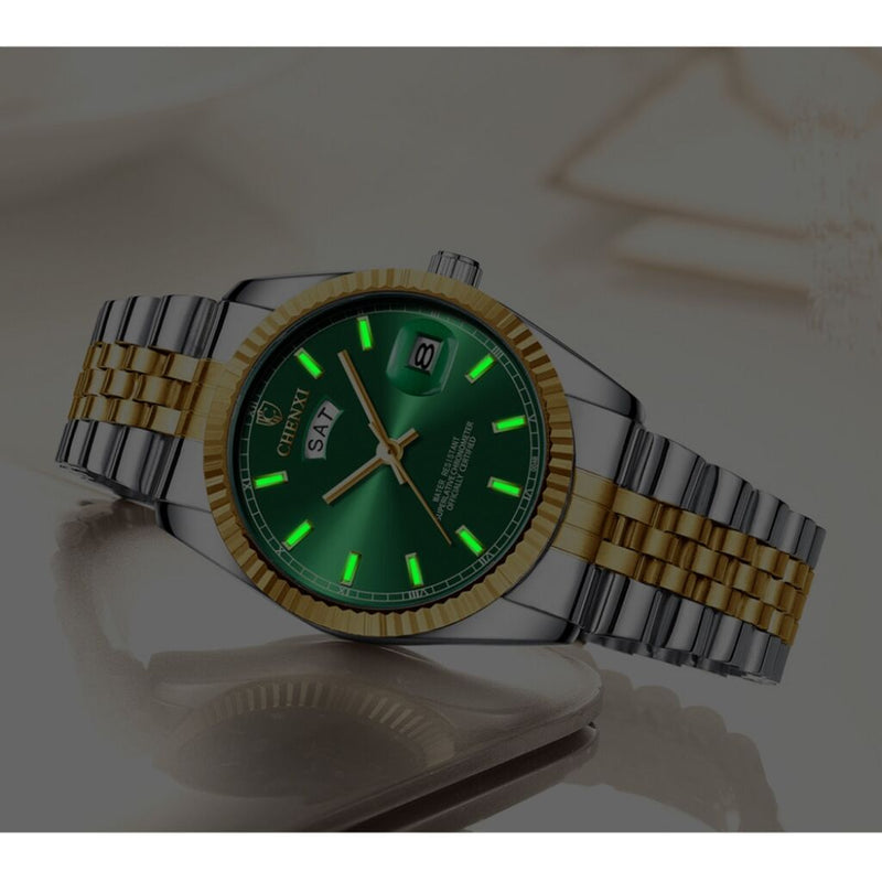 Chenxi Men’s Wristwatch – Two-Tone Luxury Design