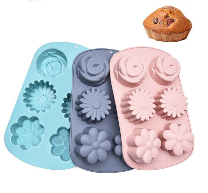 Silicone Cake Moulds High Temperature Resistance Cake Cream - 1 Set
