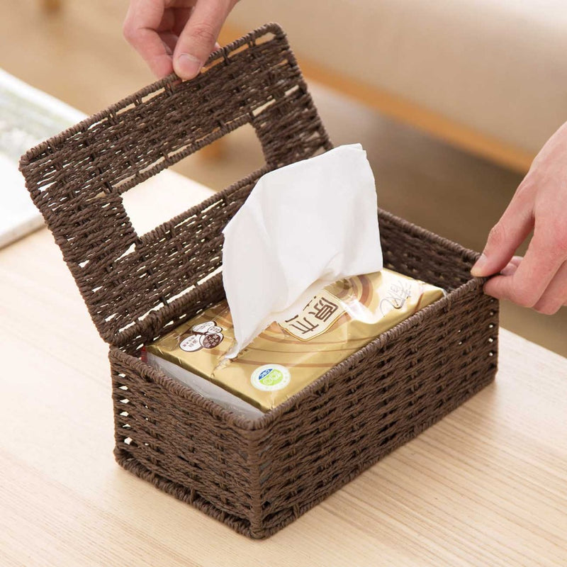 Rattan Napkin Box Napkin Container Cover