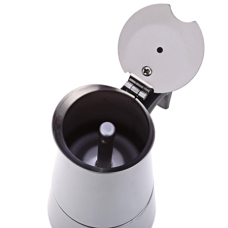 Coffee machine Moka Coffee pot Moka Italian stainless steel filter ESP