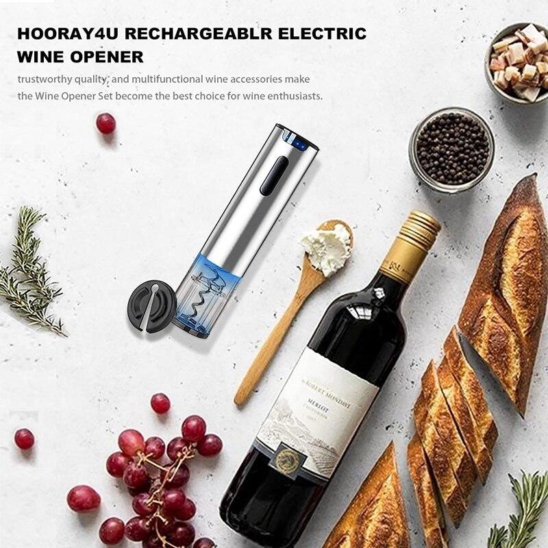 Electric Wine Opener, Automatic Electric Wine Bottle Cork Opener