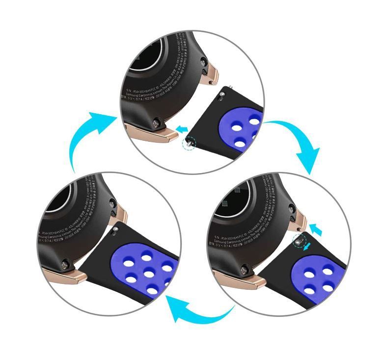 20mm Silicone Sport Band for Samsung Galaxy Watch