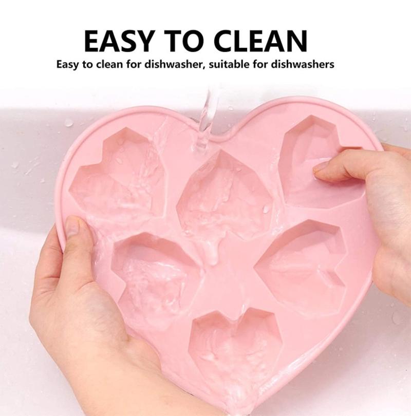 Silicone Mold Set Chocolate Cake Heart Shape