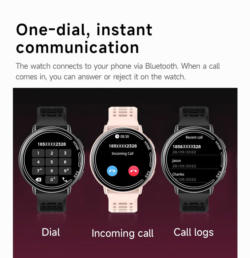 1.39'' HD Smart Watch SW27, Health Tracking & Bluetooth Calling
