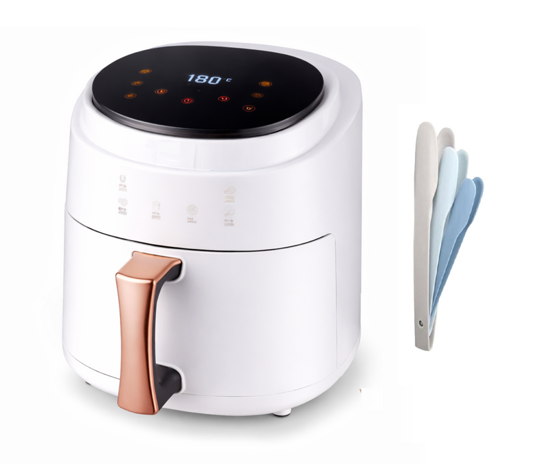 8L Oven Air Fryer Including a Nesting Tongs Set