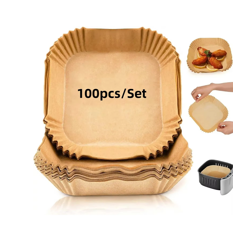 Parchment liner for air fryer baking paper - 100 PCS