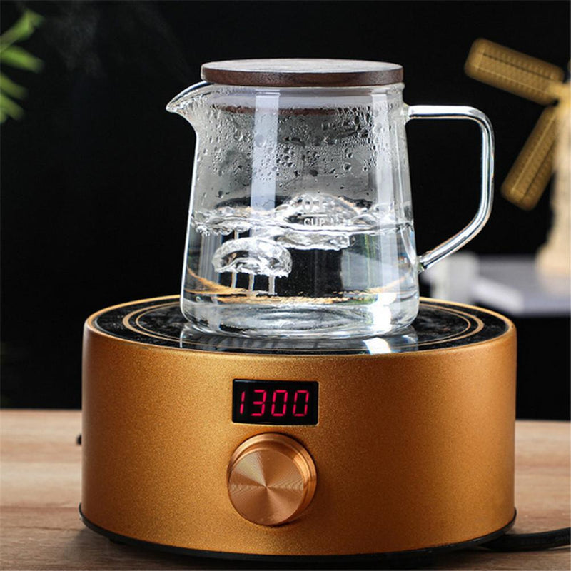 300ml Glass Pot Heat Resistant With Lid Home Coffee Pot Coffee Pot Hot