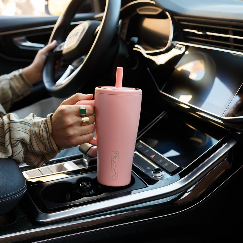 Brümate 40oz Era Tumbler with Handle, Stainless Steel Straw, Leakproof Insulated Travel Mug
