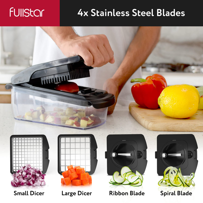 18-in-1 Vegetable Chopper, Multi-Function Food Chopper Dicer Slicer