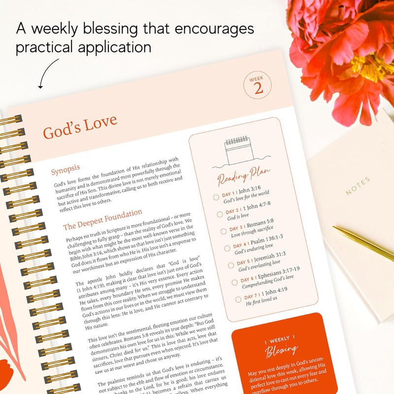 The Bible in a Year 52 Week Guided Bible Study & Daily Reading Plan