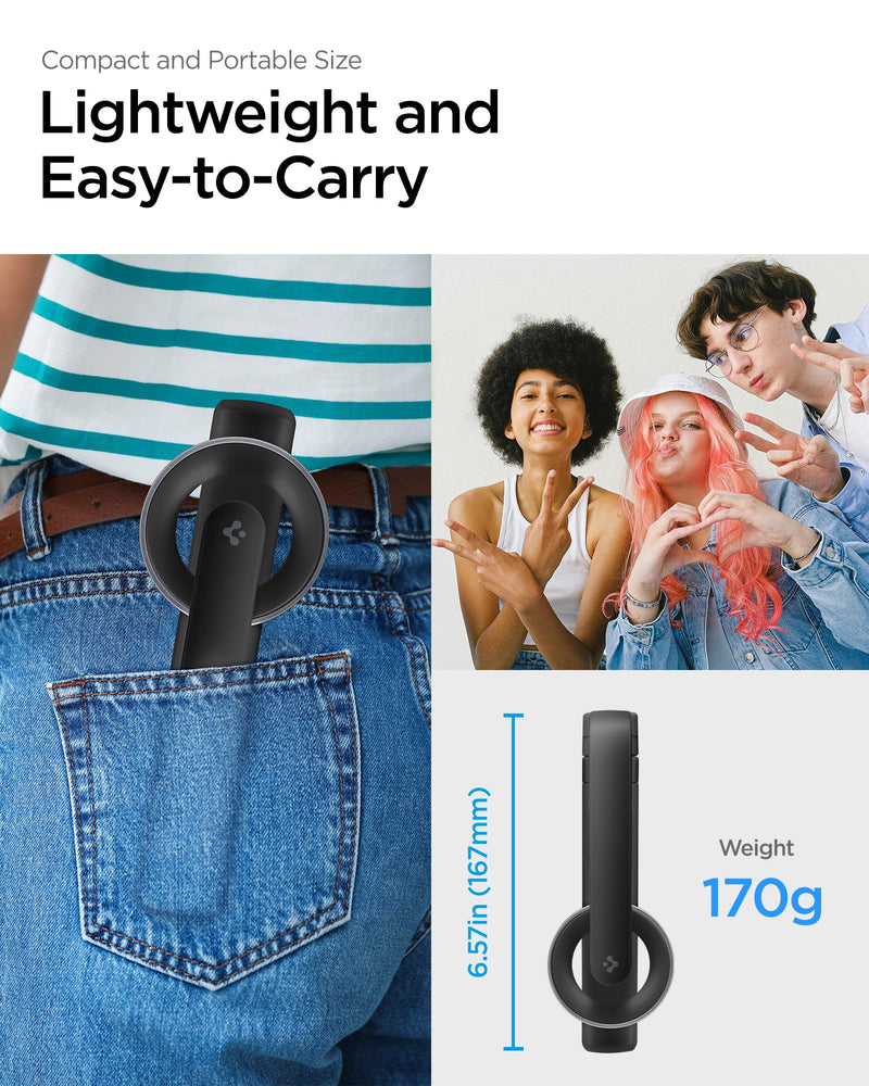 Spigen S571W 24" Magnetic Selfie Stick Tripod Wireless Remote Control for iPhone