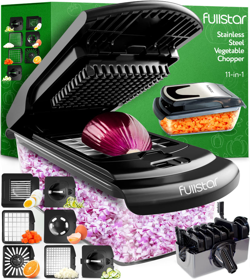 18-in-1 Vegetable Chopper, Multi-Function Food Chopper Dicer Slicer