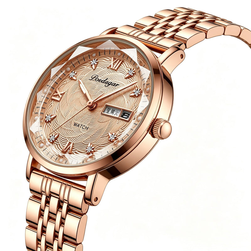 Women's Rose Gold Quartz Watch