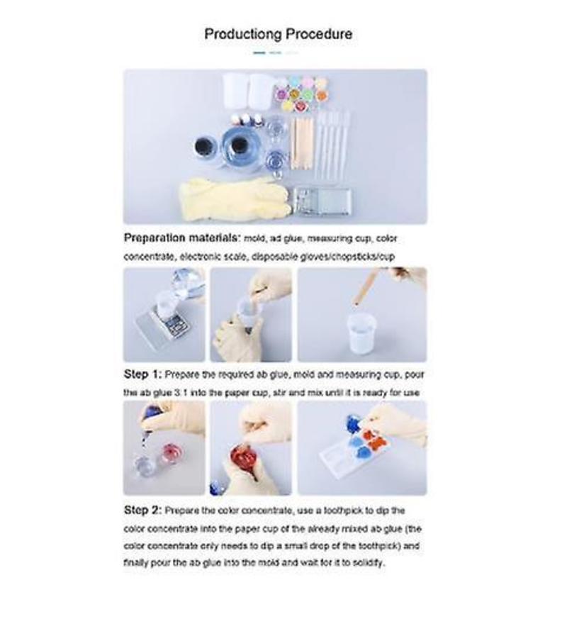 DIY Crystal Ice Cubes mould