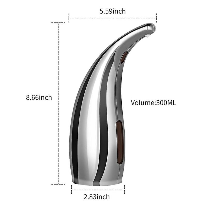 Automatic Bathroom Soap Dispenser (Silver)