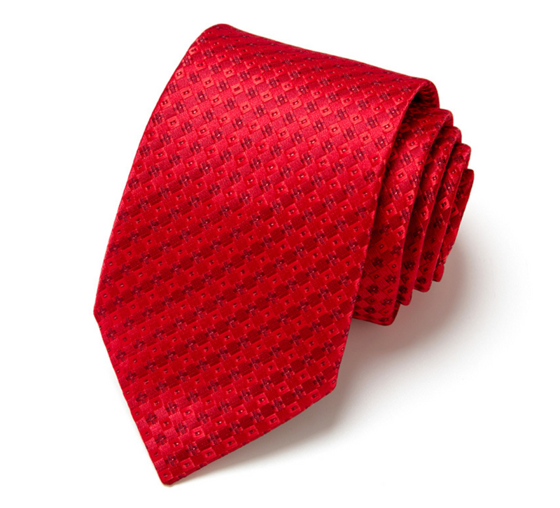 Fashion Elegant Men's Necktie Gift Box Striped Tie Handchief Cufflink Tie Clip Set