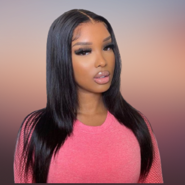 18" Brazilian Human Hair Full Frontal Wig.