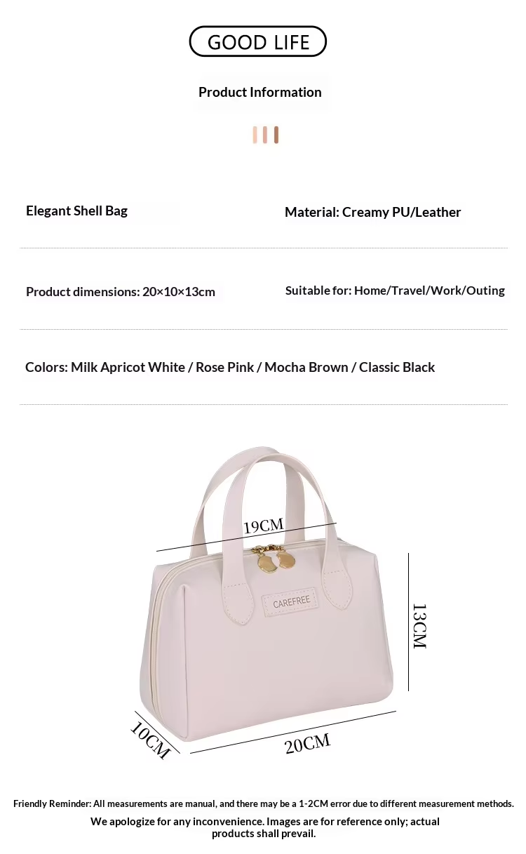 BRM Hot-selling Storage Bag Handheld Waterproof Stowable High-end Portable Large-capacity Travel Cosmetic Storage