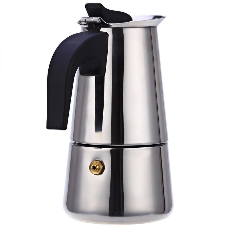 Coffee machine Moka Coffee pot Moka Italian stainless steel filter ESP