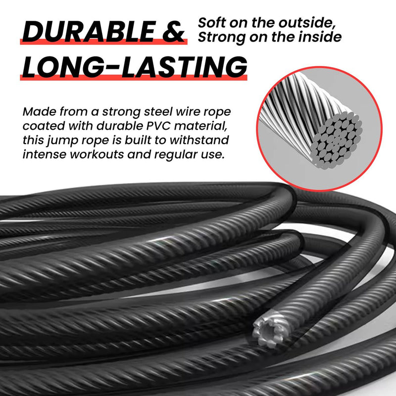 Professional Adjustable Weighted Tangle Free Skipping Ropes