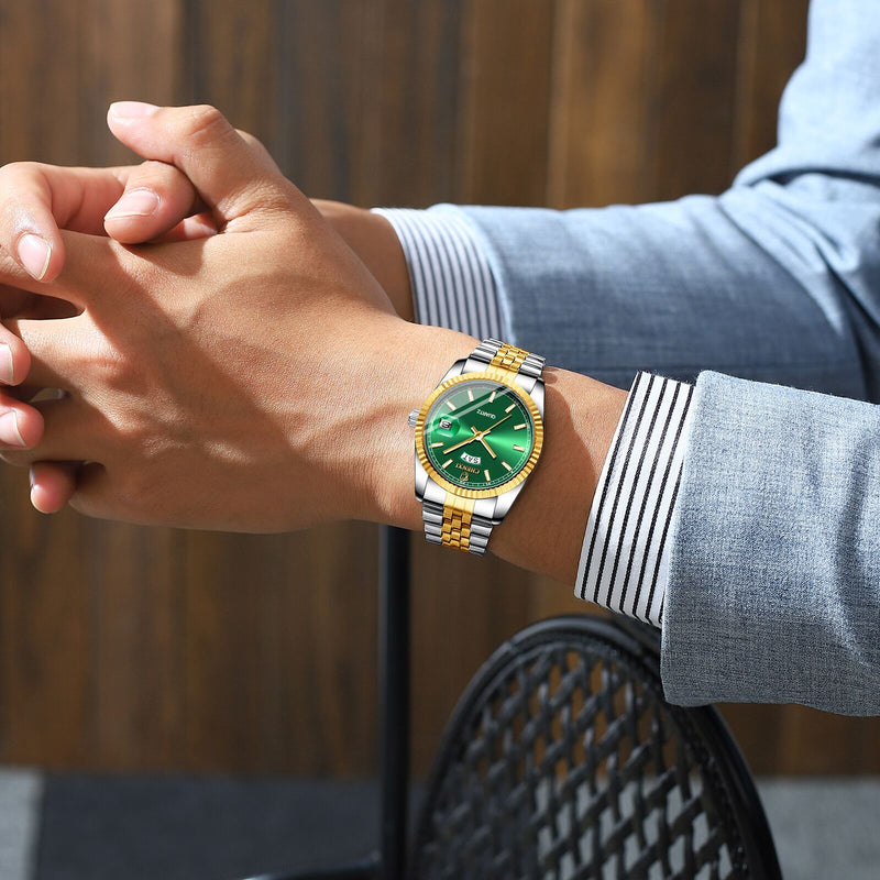 Chenxi Men’s Wristwatch – Two-Tone Luxury Design