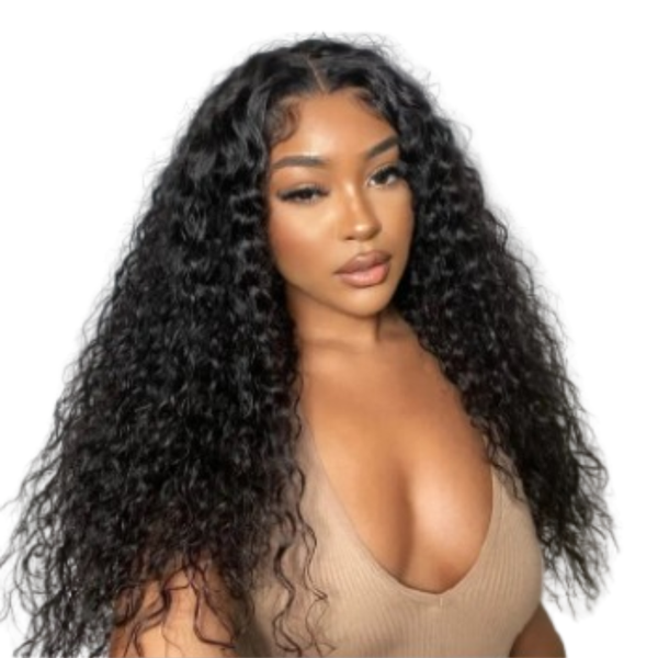 Full Frontal Brazilian Human Hair Water Wave Wig