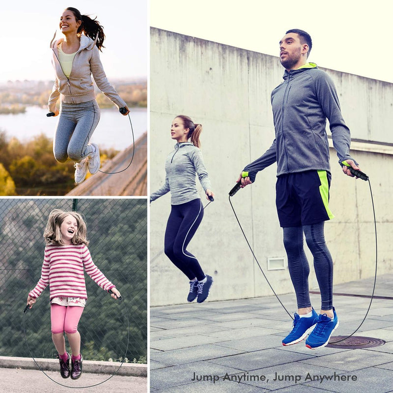 Professional Adjustable Weighted Tangle Free Skipping Ropes
