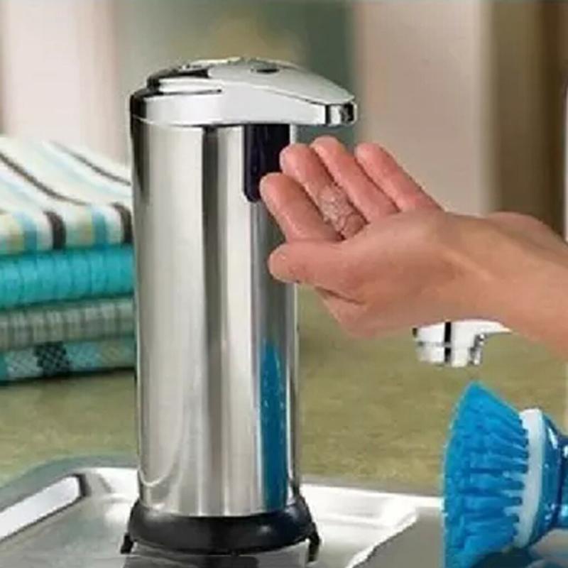 Automatic soap dispenser 250ml stainless steel