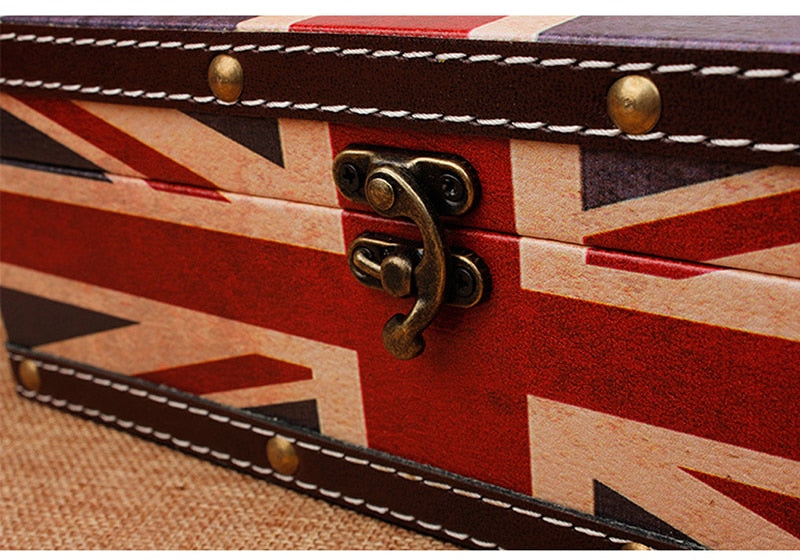 Wooden Towel Box Canvas Container
