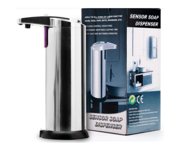 Automatic Stainless Steel Soap Dispenser - 250ml