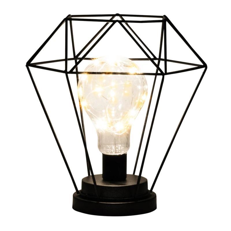 Large Size High Cage Electric Wireless Desk Lamp