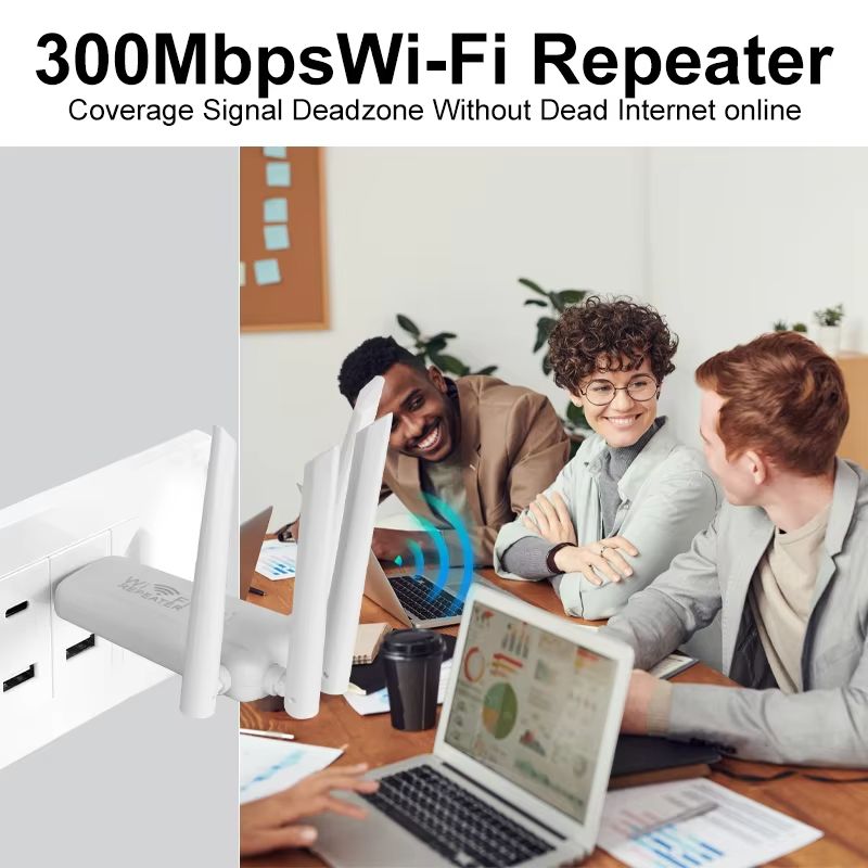 WiFi Extender Repeater USB 2.4G Amplifier Router Network