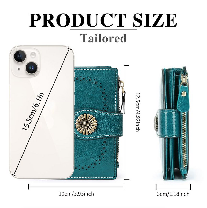Fashion RFID Wallet Woman Clutch Credit Card Holder