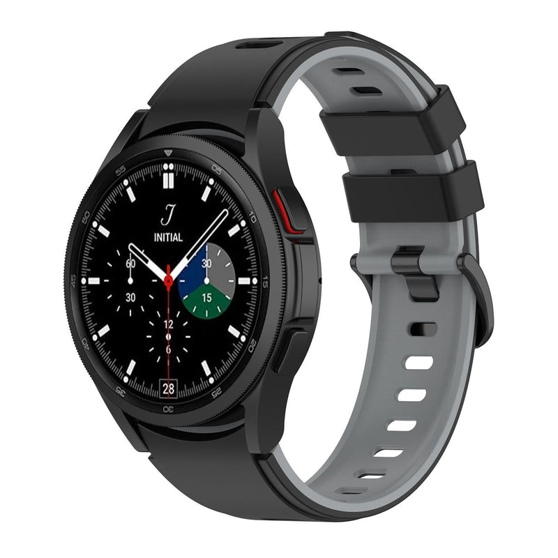 Two-color Silicone Strap Watch Band Compatible with Samsung Galaxy Watch 6