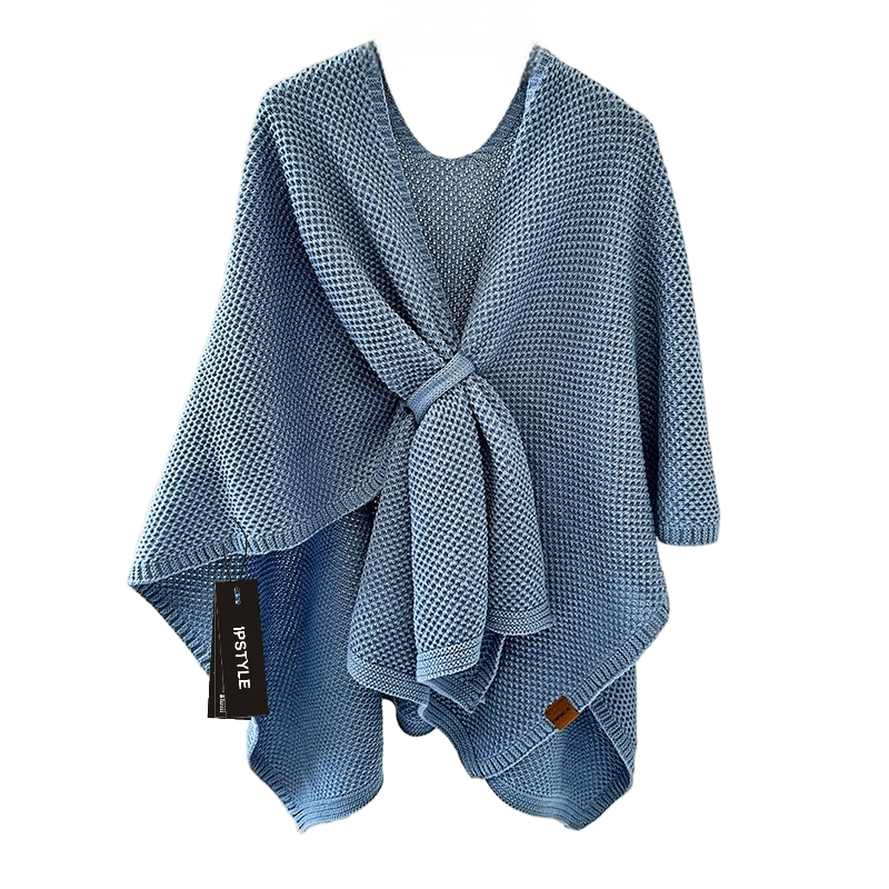 Vintage Cloak Sweater Autumn Winter New Comfortable Casual Loose Knitwear Cloak Outerwear