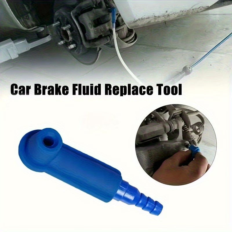 5Piece Brake Fluid Bleeder Connectors, Automotive Brake Oil Change & Air Exhaust Tools