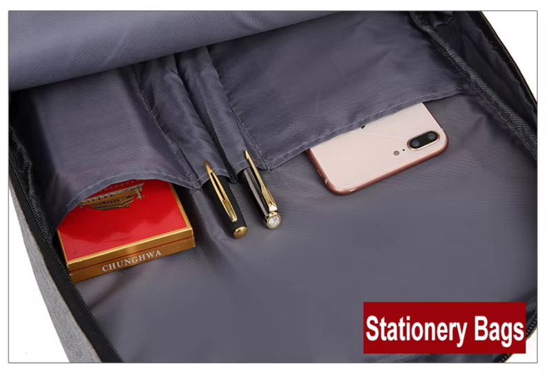 Student Backpack, Computer Waterproof Backpack with USB Charging