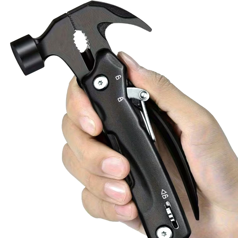 12-in-1 Hammer Multi-Tool – Pliers, Screwdrivers & More | Rust-Resistant