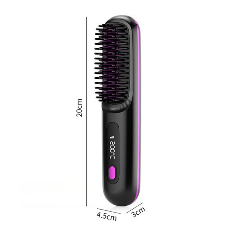 IPSTYLE 2-in-1 Straightener Curler with Negative Ions - 3 Heat Settings