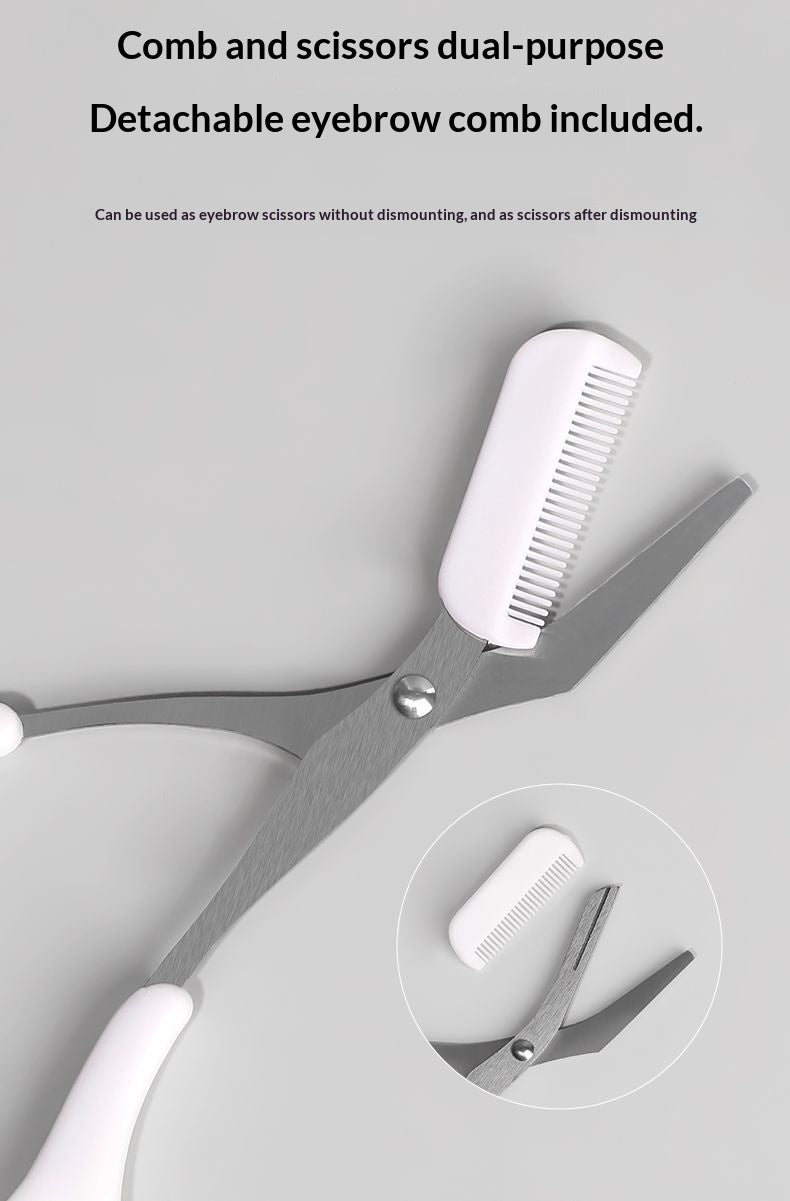 Safe Precision Eyebrow Shaping Kit, Micro‑Safety Brow Razors & Eyebrow Scissors Set