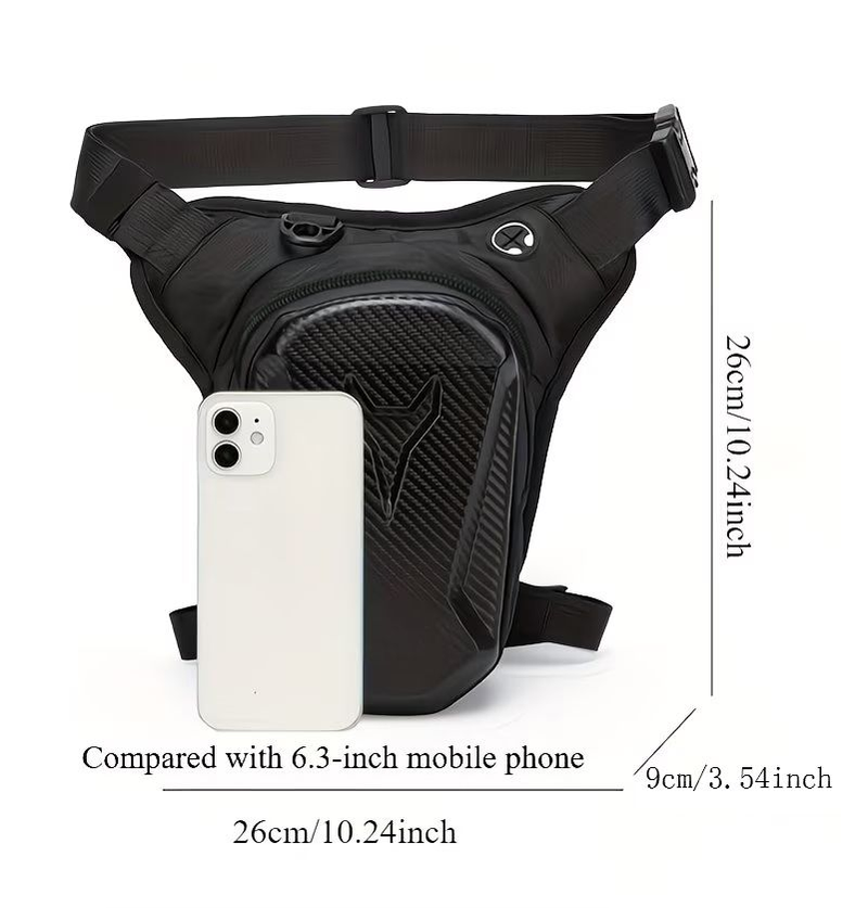 Motorcycle Leg Tank Bag Waterproof Waist Pack Crossbody Rider Biker Drop