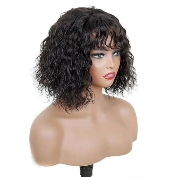 Kinky Curly Wigs Hair 8 to 16 Inch Short Bob Wigs