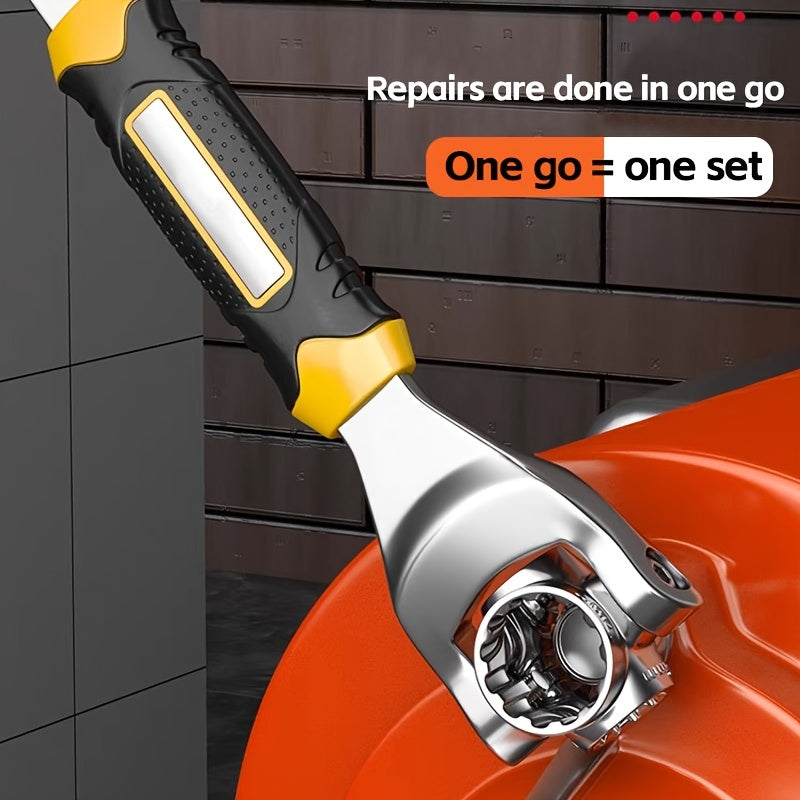 52-in-1 Socket Wrench Set – 360° Rotating Head for Auto & Home Repair