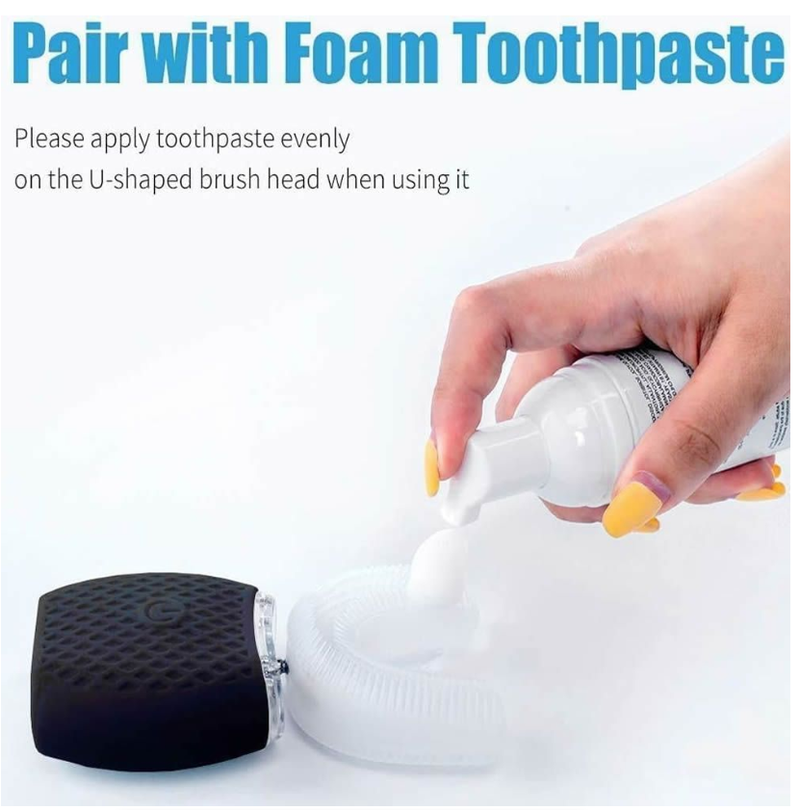 Ultrasonic Electric Toothbrush Adults U Shaped Automatic Toothbrush