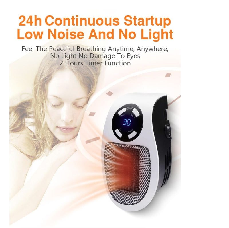 IPSTYLE Electric Heater Convenient Room Heater Heating Warm Air Blower