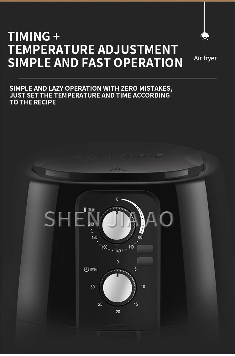 5L Air Fryer Household Large Capacity Electric Fryer