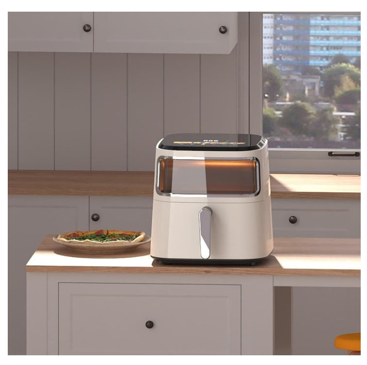 Air Fryer, Electric Oven Fryer Multifunctional Cooker 6.5L with Touch Recipes