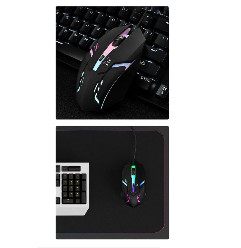 Wired Gaming Mouse Desktop Computer Laptop USB Backlit Mouse