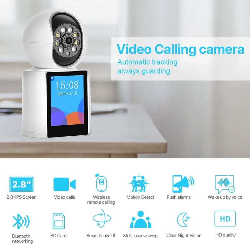Camera Wifi Video Calling Auto Tracking Home Screen IP Cameras