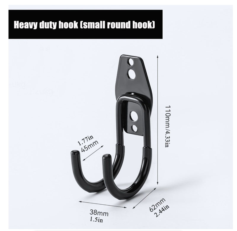 Garage Storage Utility Hooks Garage Garden Tool Organizer Hanging WallMount - 4Pack